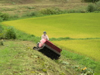 河川堤防やスキー場除草！中古搭乗式草刈ハンマーナイフモア多数在庫有り